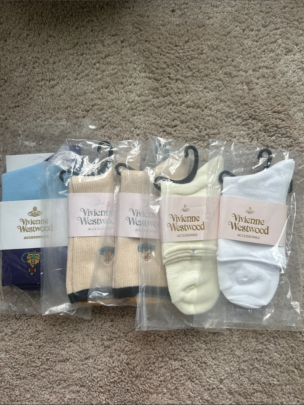 Vivienne Westwood women socks lot $45 for 5 NWT